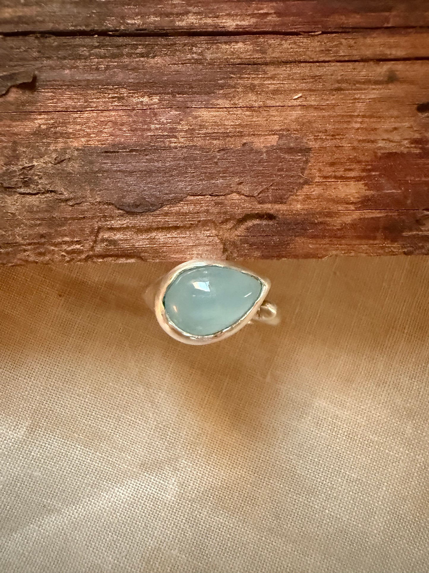 AQUAMARINE Bold Ring | Size 54 (EU) / N ½ (UK)