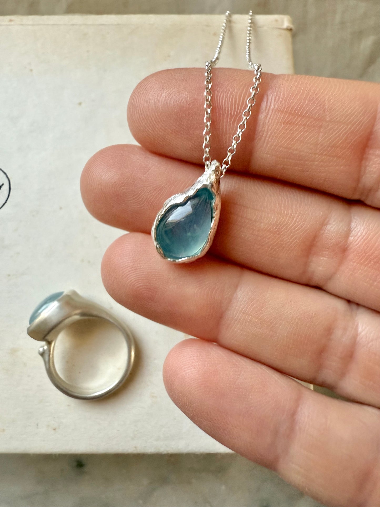 SEA DROP necklace | 40-45cm