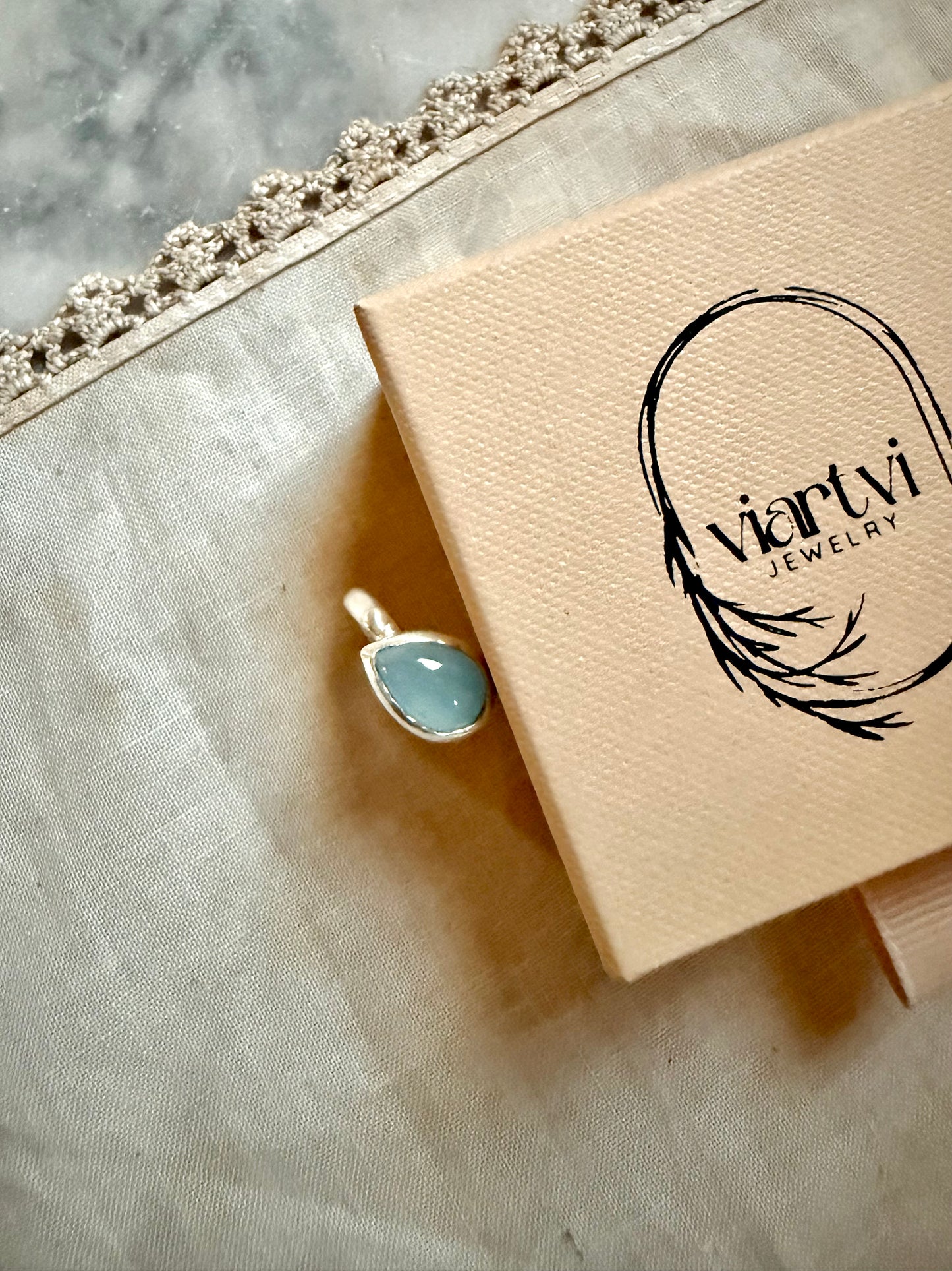 AQUAMARINE Bold Ring | Size 54 (EU) / N ½ (UK)