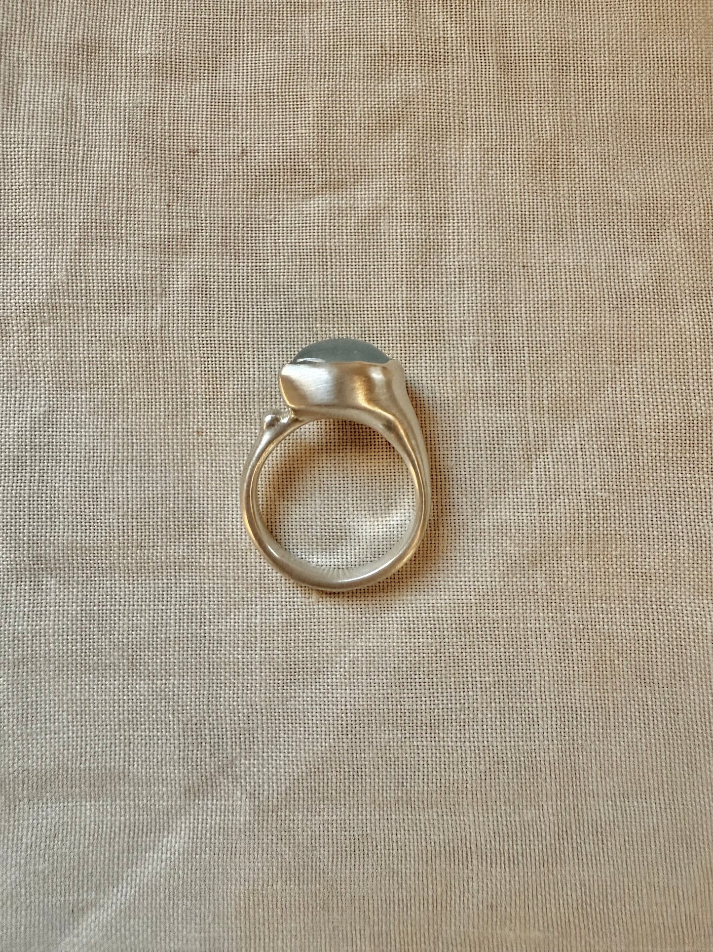 AQUAMARINE Bold Ring | Size 54 (EU) / N ½ (UK)