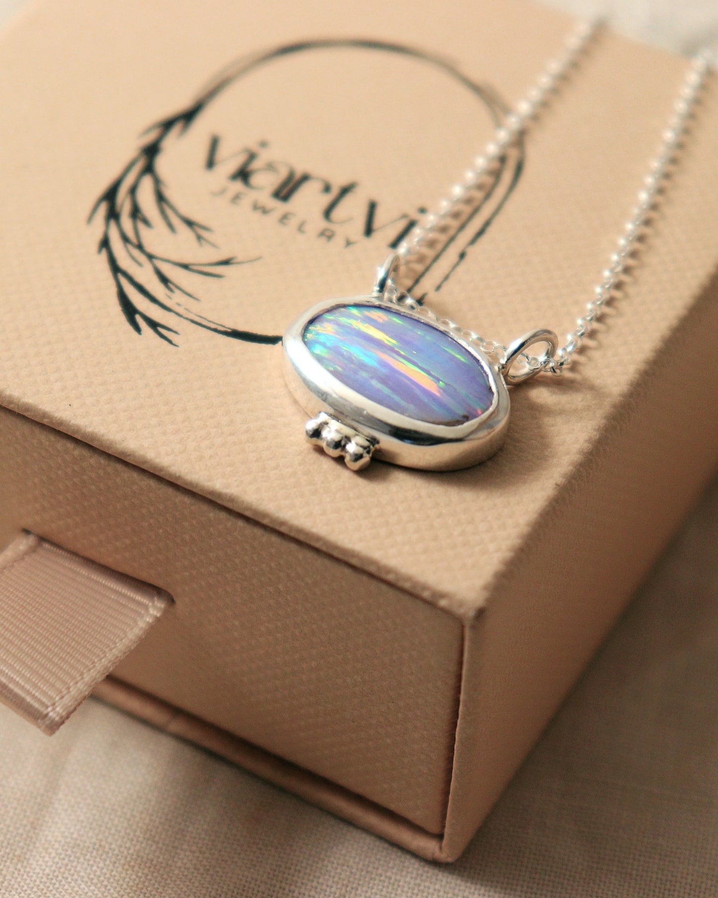 Sky Opal Necklace